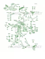AccessoryTrunk Bracket voor Kawasaki Voyager XII 1995