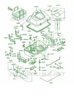 AccessoryTrunkZG1200 B8B9 voor Kawasaki Voyager XII 1995