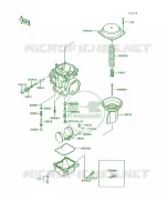 Carburetor Parts voor Kawasaki Voyager XII 1995