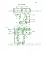 Crankcase Bolt Pattern voor Kawasaki Voyager XII 1995