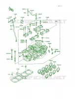 Cylinder Head voor Kawasaki Voyager XII 1995