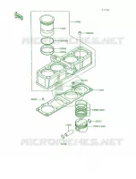 CylinderPistons voor Kawasaki Voyager XII 1995