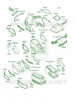 DecalsZG1200 B6B7 voor Kawasaki Voyager XII 1995