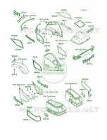 DecalsZG1200 B8B9 voor Kawasaki Voyager XII 1995