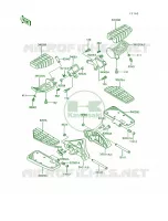 Footrests voor Kawasaki Voyager XII 1995