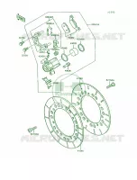 Front Brake voor Kawasaki Voyager XII 1995