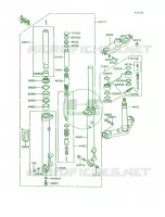 Front Fork voor Kawasaki Voyager XII 1995