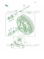 Front Wheel voor Kawasaki Voyager XII 1995