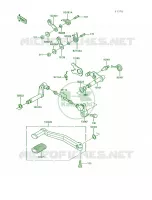 Gear Change Mechanism voor Kawasaki Voyager XII 1995