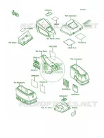 Labels voor Kawasaki Voyager XII 1995