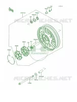 Rear WheelChain voor Kawasaki Voyager XII 1995