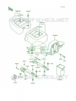 Seat voor Kawasaki Voyager XII 1995