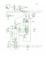 SuspensionShock Absorber voor Kawasaki Voyager XII 1995