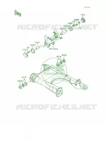 Swingarm voor Kawasaki Voyager XII 1995