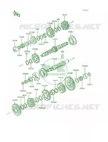 Transmission voor Kawasaki Voyager XII 1995