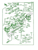 Carburetor voor Kawasaki Voyager XII 1990