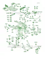 AccessoryTrunk Bracket voor Kawasaki Voyager XII 1987
