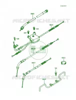 Cable voor Kawasaki Voyager XII 1987