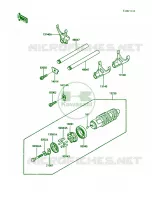 Change DrumShift Fork voor Kawasaki Voyager XII 1987