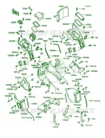 Cowling Lowers voor Kawasaki Voyager XII 1987
