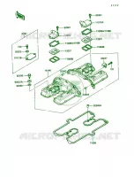 Cylinder Head Cover voor Kawasaki Voyager XII 1987