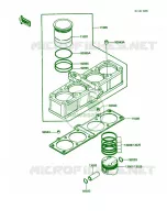 CylinderPiston voor Kawasaki Voyager XII 1987