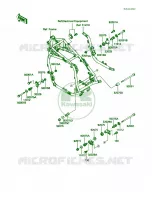 Frame Fitting voor Kawasaki Voyager XII 1987