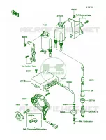 Ignition Coil voor Kawasaki Voyager XII 1987