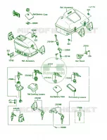Ignition Switch voor Kawasaki Voyager XII 1987