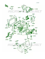 Radiator voor Kawasaki Voyager XII 1987