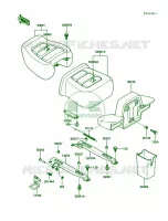 Seat voor Kawasaki Voyager XII 1987