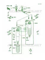 SuspensionShock Absorber voor Kawasaki Voyager XII 1987