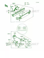 Tail LampZG1200 B2B3B4B5 voor Kawasaki Voyager XII 1987