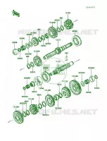Transmission voor Kawasaki Voyager XII 1987