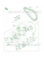 Driven ConverterDrive Belt voor Kawasaki Brute Force 750 4x4i EPS 2014