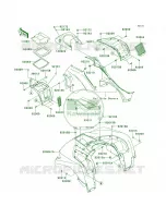 Front Fenders voor Kawasaki Brute Force 750 4x4i EPS 2014