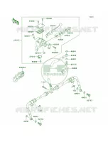Front Master Cylinder voor Kawasaki Brute Force 750 4x4i EPS 2014