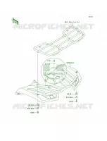 Rear Fenders voor Kawasaki Brute Force 750 4x4i EPS 2014