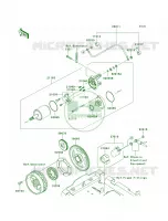Starter Motor voor Kawasaki Brute Force 750 4x4i EPS 2014