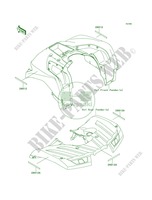 ReflectorsCN voor Kawasaki Brute Force 750 4x4i 2012
