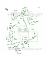 CamshaftsTensioner voor Kawasaki Brute Force 750 4x4i 2009