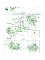 Crankcase voor Kawasaki Brute Force 750 4x4i 2009