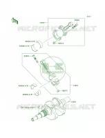 Crankshaft voor Kawasaki Brute Force 750 4x4i 2009