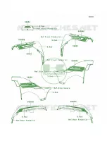 DecalsS.RedD9F voor Kawasaki Brute Force 750 4x4i 2009