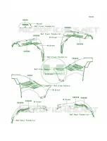DecalsW.GreenDBF voor Kawasaki Brute Force 750 4x4i 2009