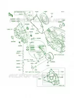 Engine Covers voor Kawasaki Brute Force 750 4x4i 2009