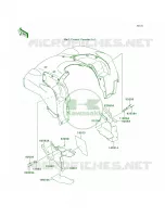 Flap voor Kawasaki Brute Force 750 4x4i 2009