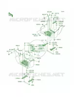 Footrests voor Kawasaki Brute Force 750 4x4i 2009