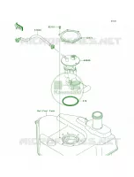 Fuel Pump voor Kawasaki Brute Force 750 4x4i 2009