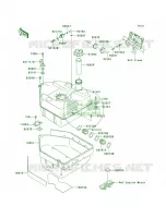 Fuel Tank voor Kawasaki Brute Force 750 4x4i 2009